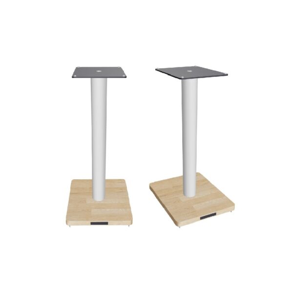 Atacama Apollo – Cyclone 6 – Speaker stand – white - light oak - Demonstrator - Image 1