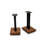 “European Exclusive” Atacama Apollo Cyclone 5 XL – Speaker Stand – 515 mm – Black & Base Plate Sapelli Mahogany