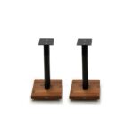 “European Exclusive” Atacama Apollo Cyclone 5 XL – Speaker Stand – 515 mm – Black & Base Plate Sapelli Mahogany - Image 2