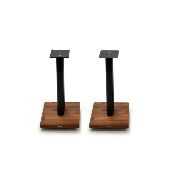 “European Exclusive” Atacama Apollo Cyclone 5 XL – Speaker Stand – 515 mm – Black & Base Plate Sapelli Mahogany - Image 2