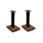 “European Exclusive” Atacama Apollo Cyclone 5 XL – Speaker Stand – 515 mm – Black & Base Plate Sapelli Mahogany - Image 3