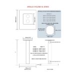 “European Exclusive”    Atacama Apollo Cyclone 7 XL – Lautsprecherständer – 715 mm – schwarz & Bodenplatte Sapelli-Mahagoni – Bild 7