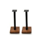 “European Exclusive” Atacama Apollo Cyclone 6 XL – Speaker Stand – 615 mm – Black & Base Plate Sapelli Mahogany - Image 2