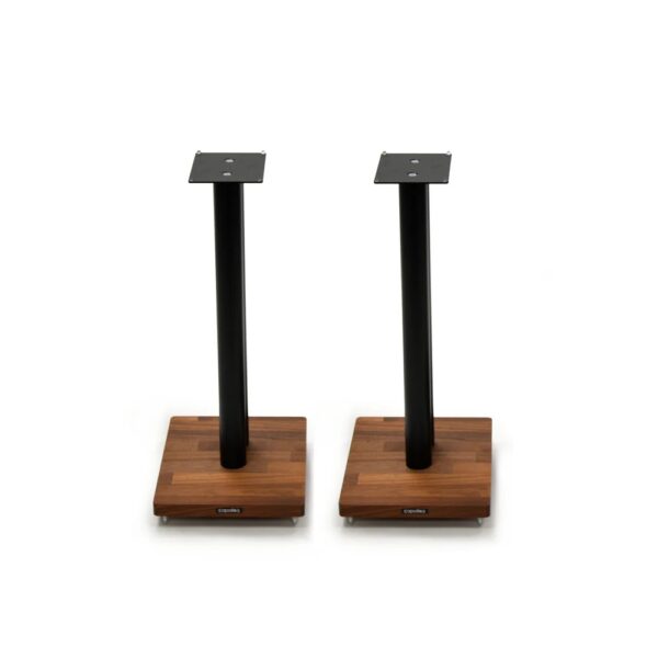 “European Exclusive” Atacama Apollo Cyclone 6 XL – Speaker Stand – 615 mm – Black & Base Plate Sapelli Mahogany - Image 2