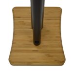 Atacama Moseco 5.1 – Lautsprecherständer – 560 mm – schwarz & Bodenplatte dunkler Bambus – Bild 4