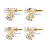 WBT-0610 CU - Nextgen bananstik vinklet - rent kobber – 4 stk. (2x rød, 2x hvid)