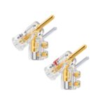 WBT-0610 CU - Nextgen bananstik vinklet - rent kobber – 4 stk. (2x rød, 2x hvid) - Billede 4