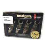 WBT-0681 CU - Cosse de câble Nextgen - Fourche 8 mm - Cuivre pur - 4 pièces (2 rouges, 2 blanches) – Image 2