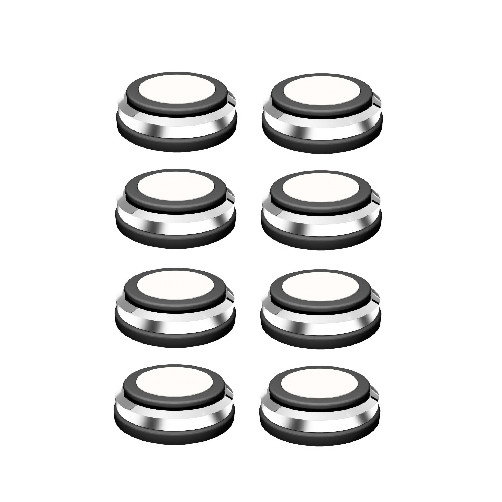 audio-selection-as-45-40801-45mm_1 Audio Selection AS-45 - MINI Amortisseurs - Ø 45 mm - Argent - Lot de 8 – Image 1
