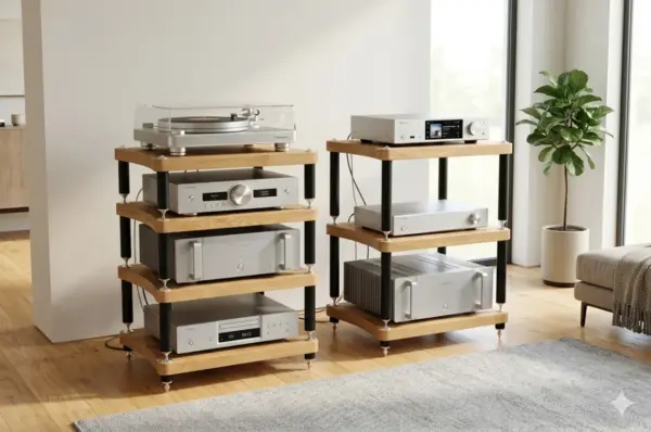 Atacama EVOQUE ECO 60/50 SE2 Edition – Hi-Fi Rack – Natural Oak – 4 Shelf - Image 2