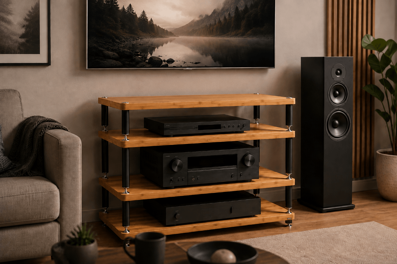 AV-Receiver im HiFi Rack