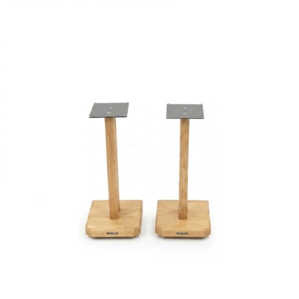 Atacama Apollo – Duet 5 – Speaker Stands – Light Oak - Image 2
