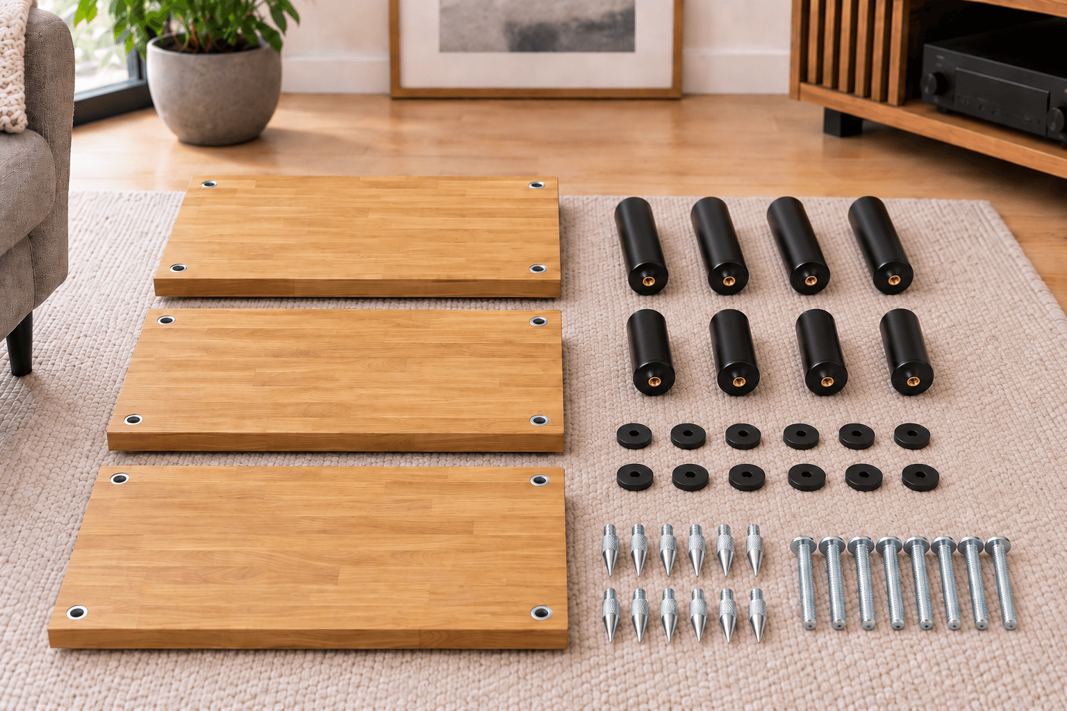 HiFi Rack sicher aufbauen