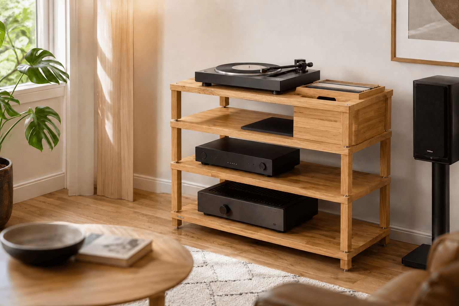 HiFi Rack für Plattenspieler