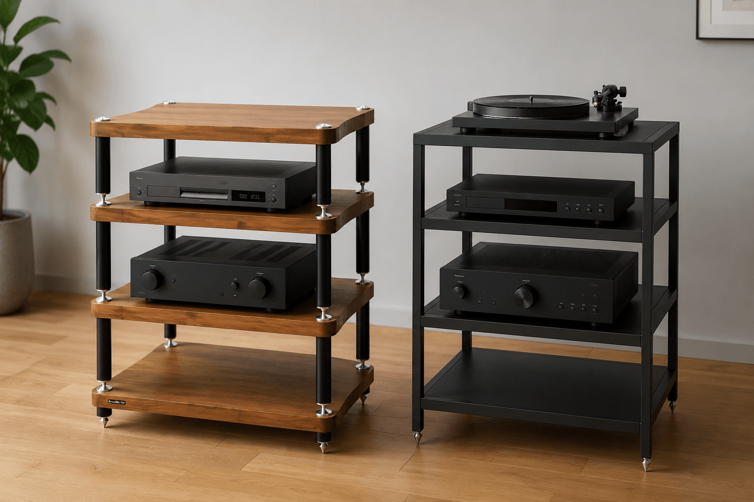 HiFi Rack aus Holz oder Metall?